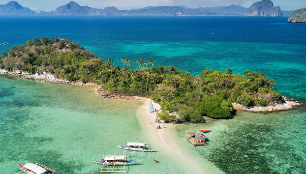 Vista panorâmica da Snake Island