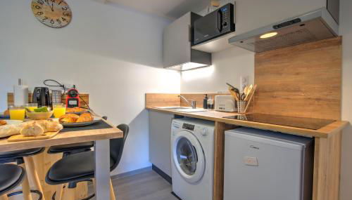 Le Sabot - Netflix/Wi-Fi Fibre/Terasse - 4 pers - Foto 5, stove, toaster, minibar