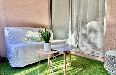 Studio sur le port de Hyères - à 2min des plages, Clim & Balcon - Foto 8