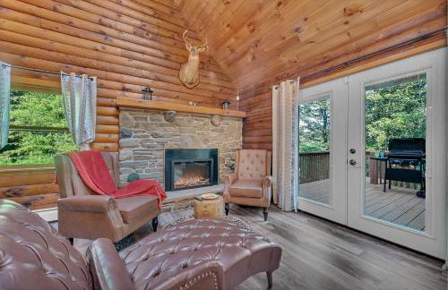Secluded Log Cabin with Hot Tub Fire Pit Game Room - Foto 50