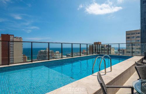 Aptos completos em prédio c/ piscina e academia a 500m da Praia em Salvador- HPAs - Foto 22