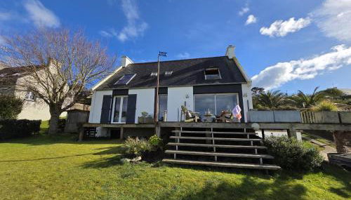 Maison vue mer incroyable 180 degrés , accès direct plage et GR34 - Foto 2, Garden, Garden view