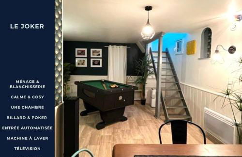 LE JOKER - T2 proche gare - Billard - Wifi - TV - Photo 1