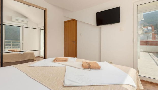 Stylish Budva Apartment With Panoramic Views - Foto 4, Habitación