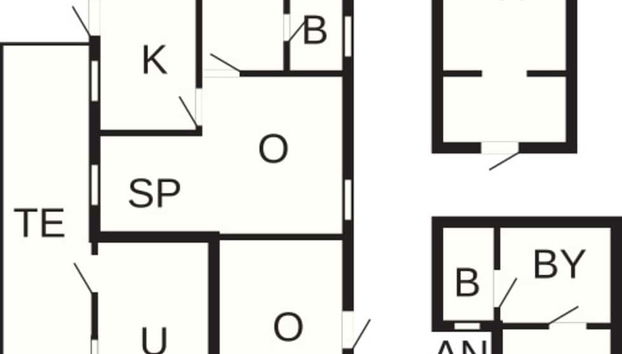 8 Person Holiday Home in Ebeltoft-by Traum - Photo 2, Floor plan
