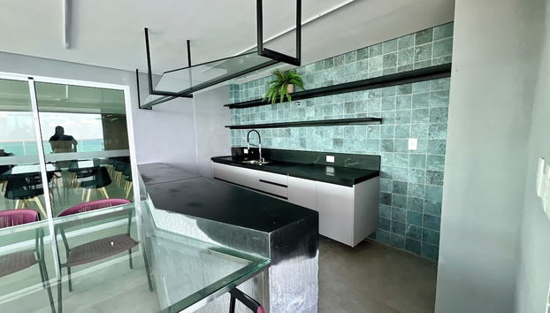 RN STUDIO APTO 802 - Foto 3, Patio hawaiano