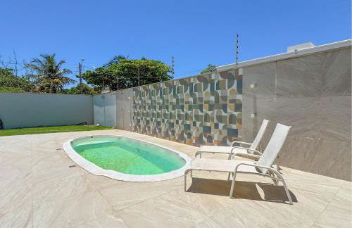 casadecastelhanos, Quadra do MAR de CASTELHANOS, 4 suítes com AR, Churrasqueira, Piscina, Hidromassagem, Cozinha INTEGRADA GOURMET Ideal para FAMÍLIA E AMIGOS - Foto 48