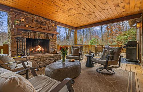 Blowing Rock Cabin Hot Tub Lake & Trout Stream 3 King Suites 2 Fireplaces - Foto 10