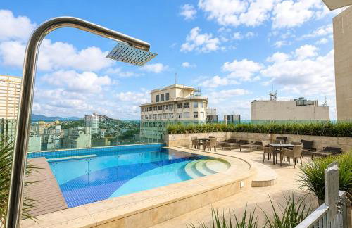 Apartamento completo e moderno com ar condicionado e piscina no centro do RIO - Foto 1