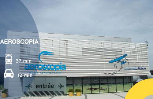 Appartement Ancely tout neuf déco aéro - parking gratuit - Proche Blagnac - Foto 26