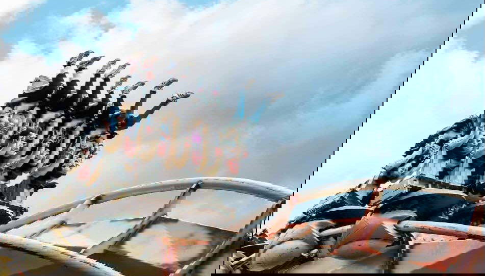 Rollercoaster at Alton Towers