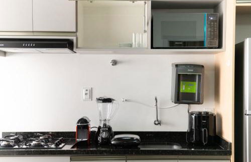 Central novo, andar alto-2quartos com Ar-Cond Q e F - Foto 37