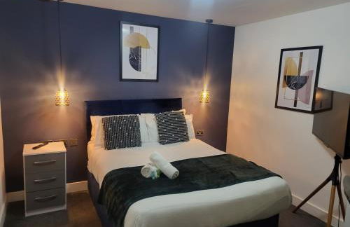 Affordable Serviced Apartment Perfect for Contractors in PE1 Short & Long Term Stays - Free WIFI - Free Parking - With Sofa Bed - Full Kitchen - Foto 7