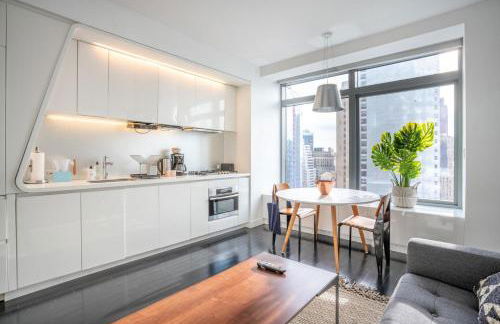 Financial District 1br w WD gym elevator NYC-1378 - Foto 7