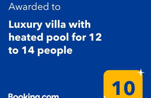 Luxury villa with heated pool for 12 to 14 people - Photo 4