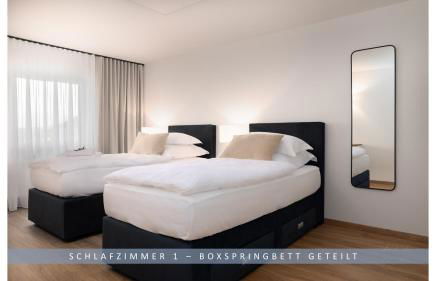 Apartment Leinetal - bester Schlafkomfort in hochwertiger Hotelbettwäsche, 3 Zimmer - große Küche, Duschbad & Parkplatz - Photo 13