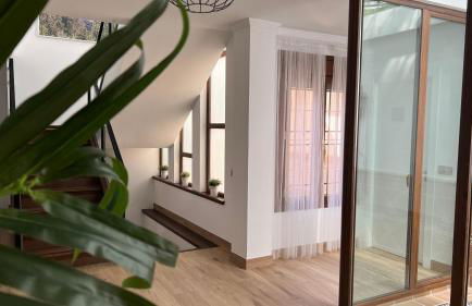 Casa rural acogedora con chimenea y vistas al atardecer - Foto 13