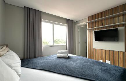 08- Studio perfeito para família! Aconchegante e novo! - Foto 16