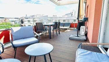 T2 Little Bohême proche hôpitaux terrasse plein ciel - Foto 4