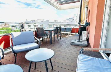 T2 Little Bohême proche hôpitaux terrasse plein ciel - Foto 4