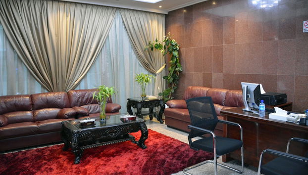 Sala de estar do lobby