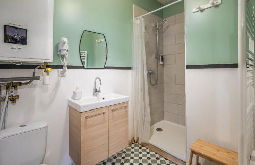 Cosy Green Clim Wifi Centre ville 2 pers - Foto 7