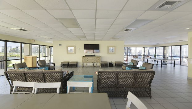 Coin salon dans le hall