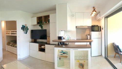 Garden and beach sea view apartment Cannes - Foto 3