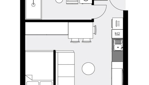 URBAN APARTMENTS STUDIO No 3A, FREE PRIVATE PARKING, Self CHECK-IN - Foto 3