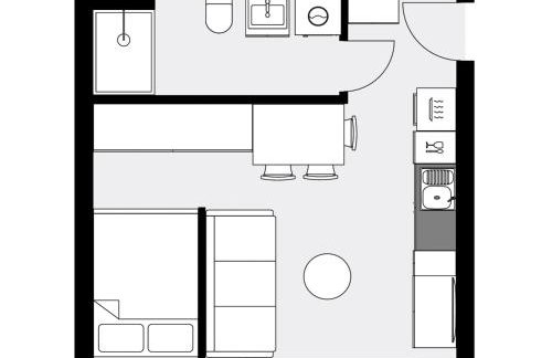 URBAN APARTMENTS STUDIO No 3A, FREE PRIVATE PARKING, Self CHECK-IN - Foto 3