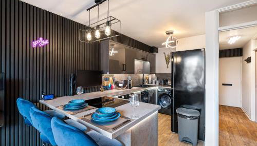 Stylish Brayford Pool 2-Bed City Retreat - Foto 4, stove