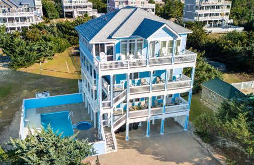 Frolic Inn OBX - Semi Soundfront Retreat, Pool, Hot Tub, Boat Ramp, Elevator, Media & Game Room - Foto 1