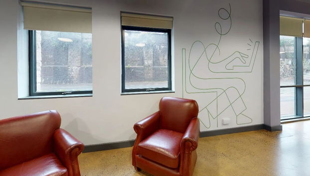 Zona de estar del vestíbulo