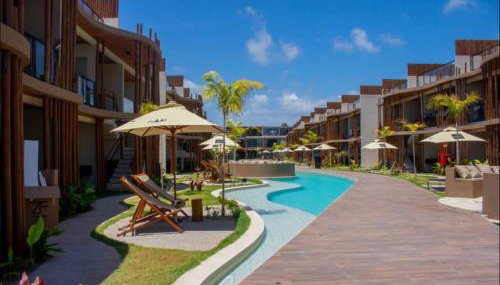 Naay Villas - Flat Beira Mar - Sao Miguel dos Milagres - Foto 5, sunbed, Garden view