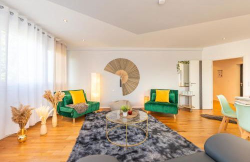 GREAT PLACE Penthouse Stuttgart Airport Messe Parkplatz Heimkino - Foto 4