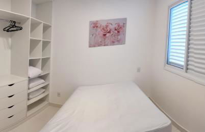 Apartamento novo a 350 m da praia das Toninhas em Ubatuba - 2 dormitórios sendo 1 suite, piscina, varanda gourmet com churrasqueira, ar condicionado, cozinha completa, garagem privativa - Foto 31