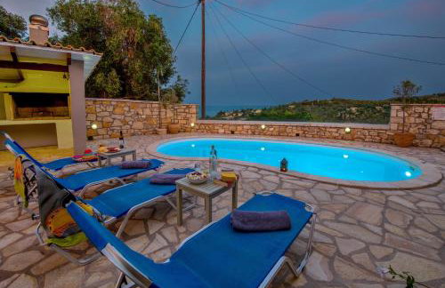 Loggos Seaview Cottage with Private Pool by Konnect - Foto 12