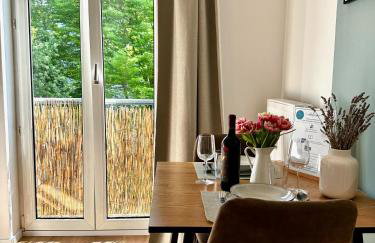 Gemütliches 1R Apartment mit Balkon, Parking, TV Streaming - Foto 10