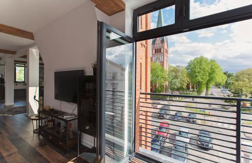 Loft Barnim w wieży strażackiej, 2-poziomowy, 100m2, taras na dachu - Foto 6