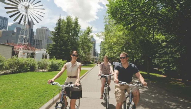 Tour di Calgary in bicicletta - Foto 3, Il centro di Calgary in bicicletta