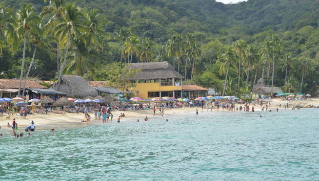 Una parada en una playa para darnos un chapuzón