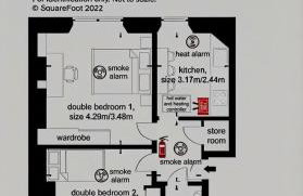 Grange Lone entire apartment with two double beds - Foto 4