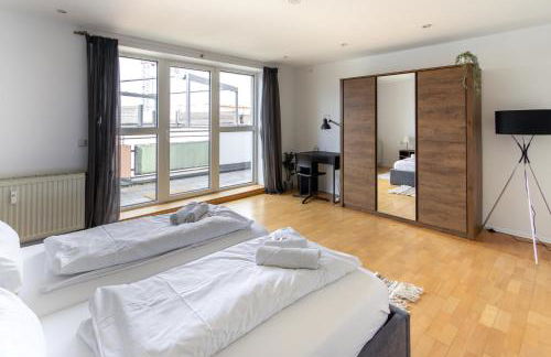 Penthouse-Maisonette - City Center, Highspeed Internet, Garage - Foto 21