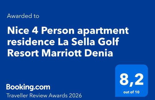 Nice 4 Person apartment residence La Sella Golf Resort Marriott Denia - Foto 43