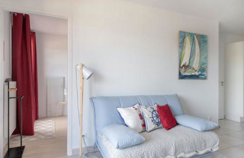 50m plage, appartement vue mer pour 3 - Foto 8