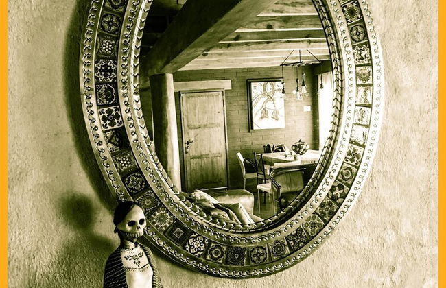 Beautiful Cabin Downtown Tapalpa Oven Mud Barbecue Grill 4 Room 12 ppl TV Wifi - Foto 50