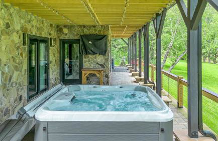 Lux Riverfront Retreat- Hot Tub, Game Room, Views! - Photo 41