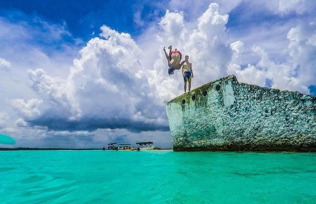 TOUR BACALAR mágico com passeio de Barco Pontão. (Transporte + Café da Manhã + Alimentação) - Foto 13
