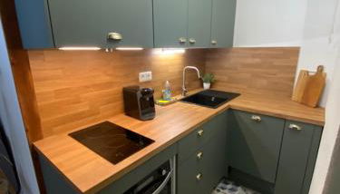 Appartement au pied des pistes et commerces - 5 personnes - Foto 5, stove, dishwasher