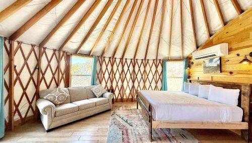 Yurt Overlook #3 with AC and Private Bath 2 Kings - Foto 5